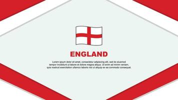 Engeland vlag abstract achtergrond ontwerp sjabloon. Engeland onafhankelijkheid dag banier tekenfilm vector illustratie. Engeland illustratie
