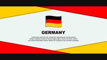 Duitsland vlag abstract achtergrond ontwerp sjabloon. Duitsland onafhankelijkheid dag banier tekenfilm vector illustratie. Duitsland vector