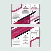 modern en creatief drievoud vector brochure ontwerp sjabloon, drievoud brochure ontwerp lay-out, gemakkelijk en minimalistische Promotie lay-out met blauw kleur. creatief drievoud, neiging brochure