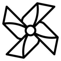 pinwheel lijn icoon vector