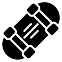 skateboard glyph icoon vector