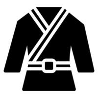 judo glyph icoon vector