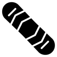 snowboard glyph icoon vector