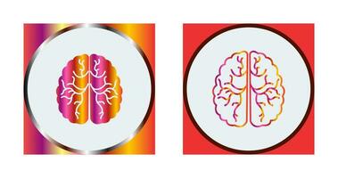 hersenen vector pictogram