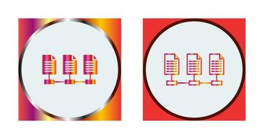 netwerk bestanden vector icoon