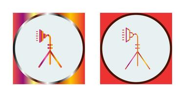 uniek licht staan vector icoon