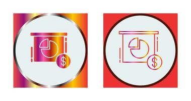 cirkeldiagram vector pictogram