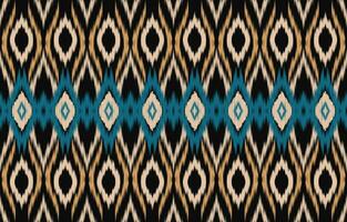 etnisch abstract ikat kunst. aztec ornament afdrukken. meetkundig etnisch patroon naadloos kleur oosters. ontwerp voor achtergrond ,gordijn, tapijt, behang, kleding, inpakken, batik, vector illustratie.