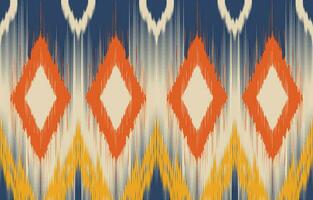 etnisch abstract ikat kunst. aztec ornament afdrukken. meetkundig etnisch patroon naadloos kleur oosters. ontwerp voor achtergrond ,gordijn, tapijt, behang, kleding, inpakken, batik, vector illustratie.