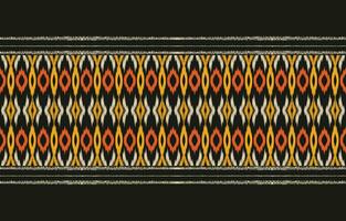 etnisch abstract ikat kunst. aztec ornament afdrukken. meetkundig etnisch patroon naadloos kleur oosters. ontwerp voor achtergrond ,gordijn, tapijt, behang, kleding, inpakken, batik, vector illustratie.