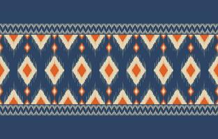 etnisch abstract ikat kunst. aztec ornament afdrukken. meetkundig etnisch patroon naadloos kleur oosters. ontwerp voor achtergrond ,gordijn, tapijt, behang, kleding, inpakken, batik, vector illustratie.