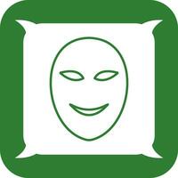 oude gezicht masker vector icoon