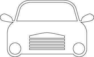 auto lijn icoon ontwerp vector