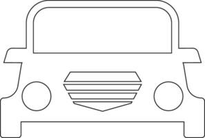 auto lijn icoon ontwerp vector