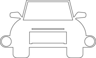 auto lijn icoon ontwerp vector
