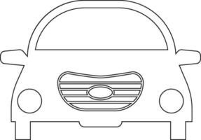 auto lijn icoon ontwerp vector