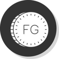 guinees franc vector icoon ontwerp