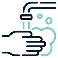 pictogram handen wassen vector