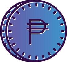 Filipijns peso vector icoon ontwerp