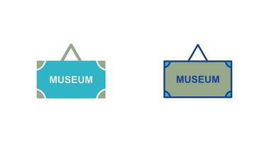 museum label vector icoon