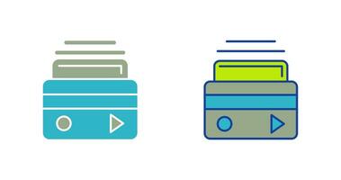 ATM-kaart vector pictogram