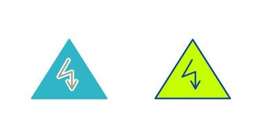 uniek elektriciteit Gevaar vector icoon