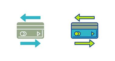 transactie vector icoon