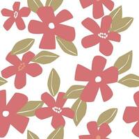 naadloos patroon met abstract bloemen.eindeloos bloemen patroon vector