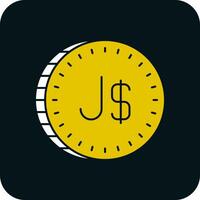 Jamaicaans dollar vector icoon ontwerp