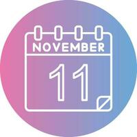 11 november vector icoon