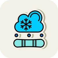 snowboarden vector icoon ontwerp