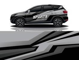 sport auto sticker wrap ontwerp vector