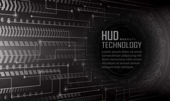 cyber circuit toekomstige technologie concept achtergrond vector