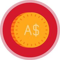 Australisch dollar vector icoon ontwerp