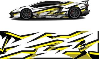 sport auto sticker wrap ontwerp vector