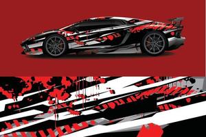 sport auto sticker wrap ontwerp vector