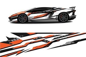 sport auto sticker wrap ontwerp vector