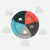 infographic sjablonen voor zakelijke vectorillustratie vector