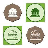 Hamburger vector icoon