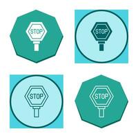 stopbord vector pictogram