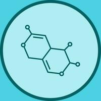 molecuul vector pictogram