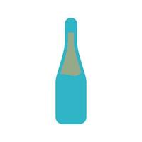 Champagne fles vector icoon