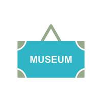 museum label vector icoon