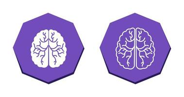 hersenen vector pictogram