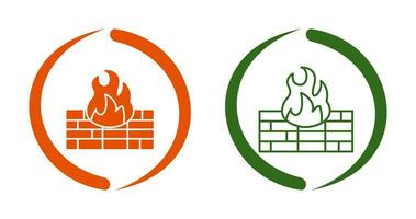 firewall vector pictogram