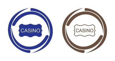 casino teken vector icoon