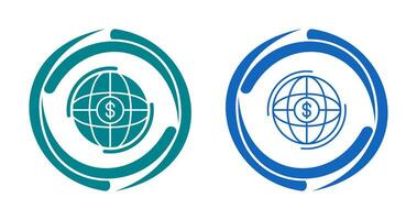 wereldbol vector pictogram