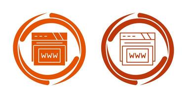 www vector pictogram