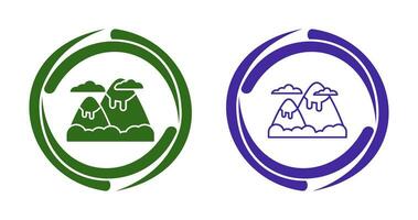 berg vector pictogram