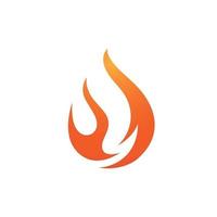 vuur vlam logo ontwerpen vuur logo sjabloon logo symbool icoon vector